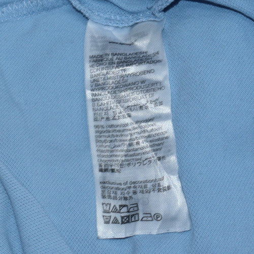 Tommy Hilfiger Men's Blue Regular Fit Short Sleeve Polo Shirt S