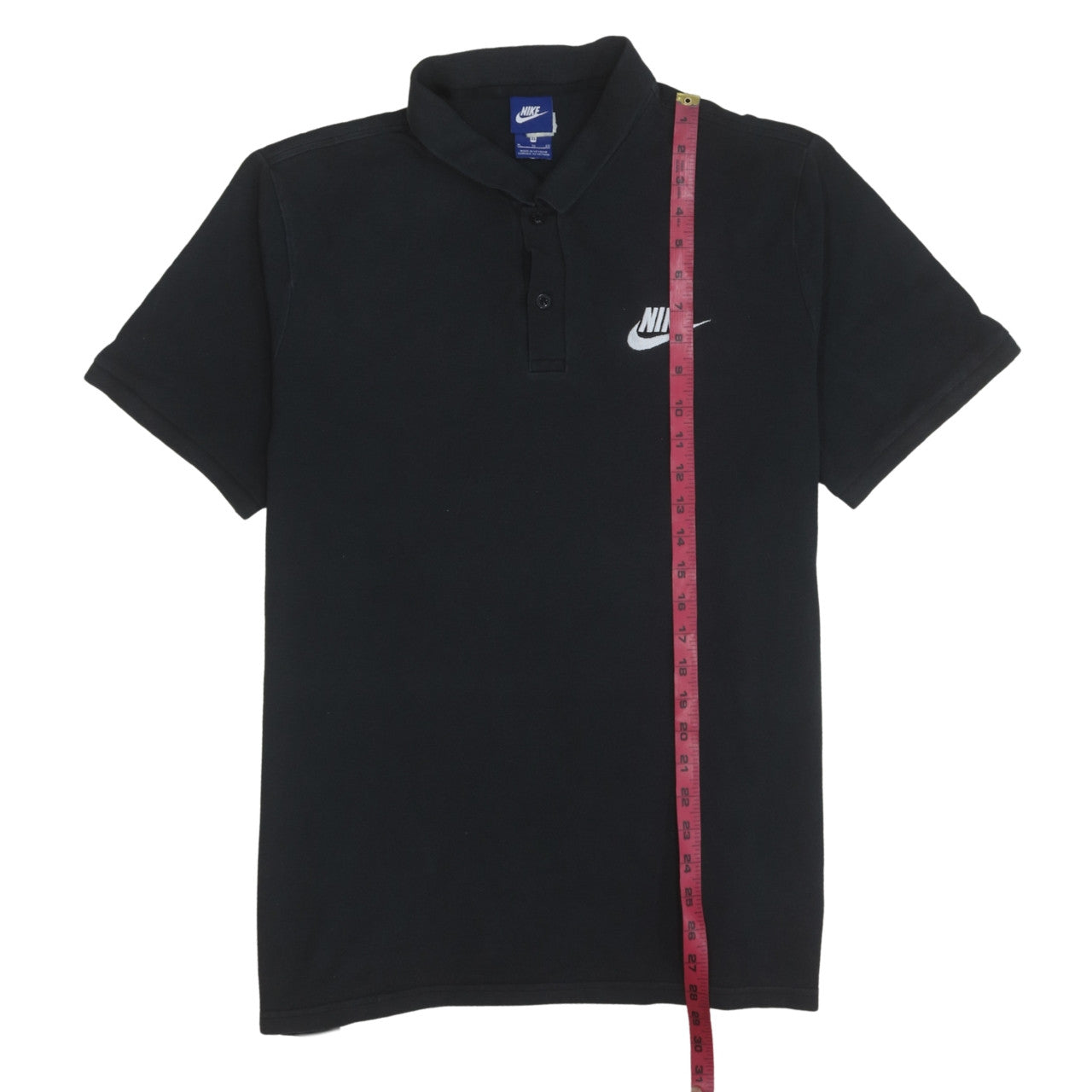 Nike Men’s Black Cotton Polo Shirt XL Classic Sportswear