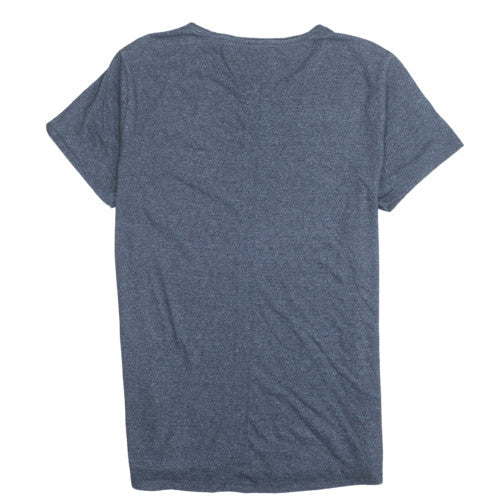 Tommy Hilfiger Men's Grey Cotton Crew Neck Short Sleeve T-Shirt M