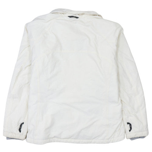 Columbia Women's White Full Zip Insulated Jacket L Nylon Blend