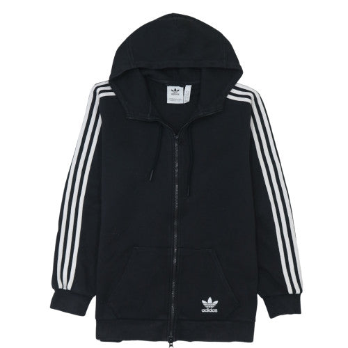 Adidas Mens Black XS Full Zip Hooded Sweatshirt Fleece Hoodie