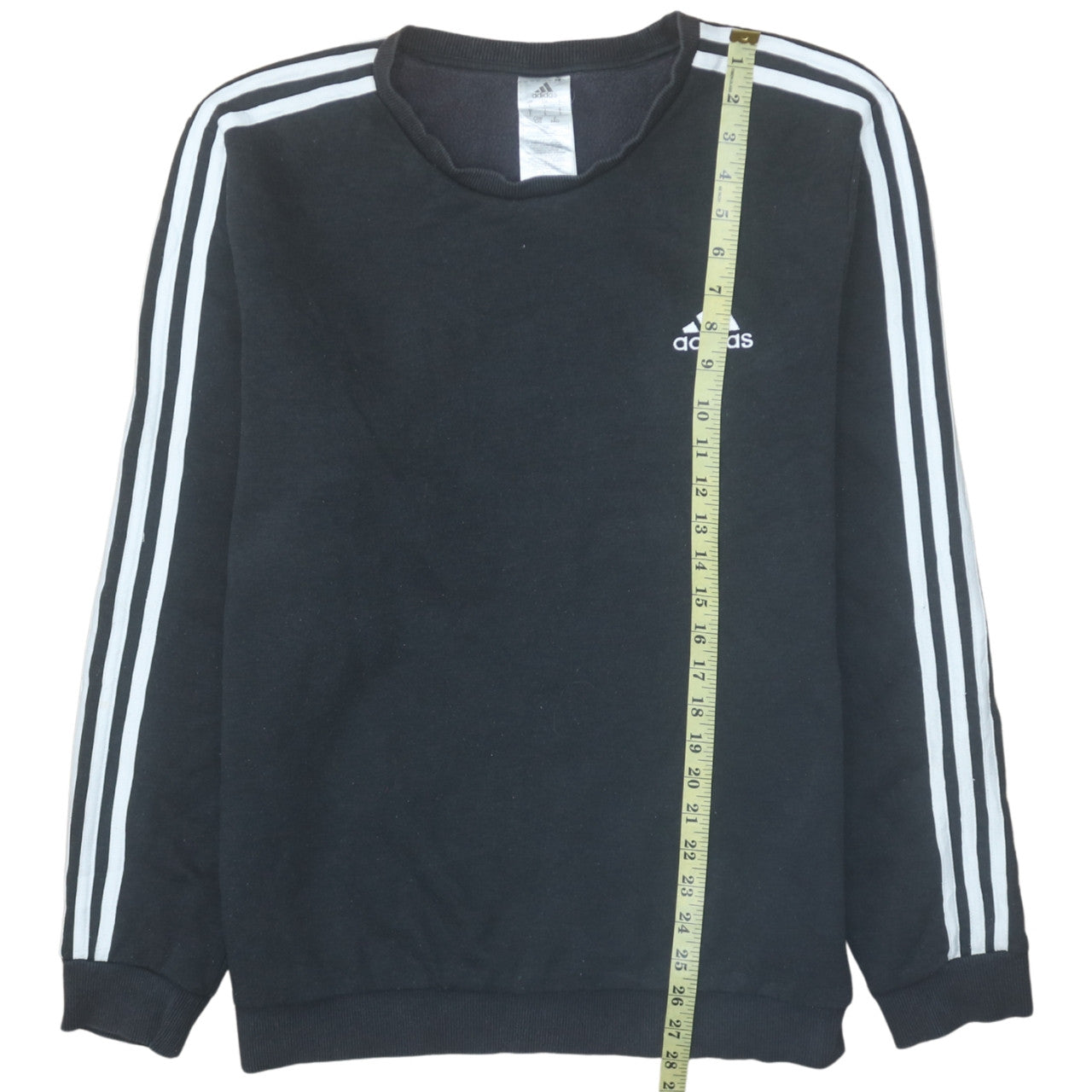 Adidas Men’s Black Crew Neck Pullover Sweatshirt L Sports Fleece