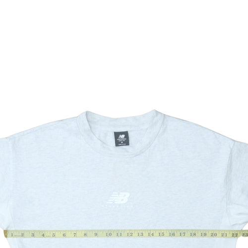 New Balance Men's Grey Medium Athletic Short Sleeve T-Shirt