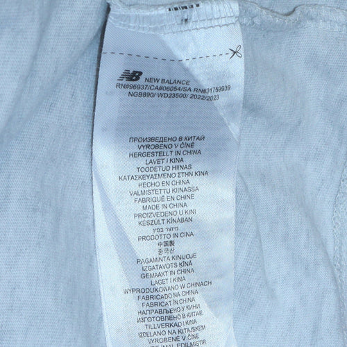New Balance Men's Grey Medium Athletic Short Sleeve T-Shirt