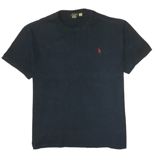 Ralph Lauren Men's Black XL Classic Fit Crew Neck Cotton T-Shirt