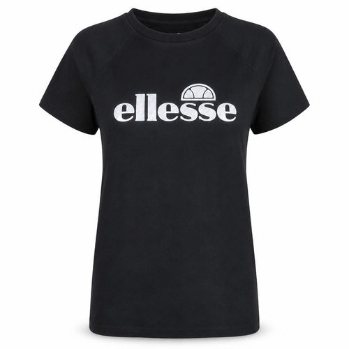 Ellesse Womens Black Cotton Short Sleeve T-Shirt Size 12