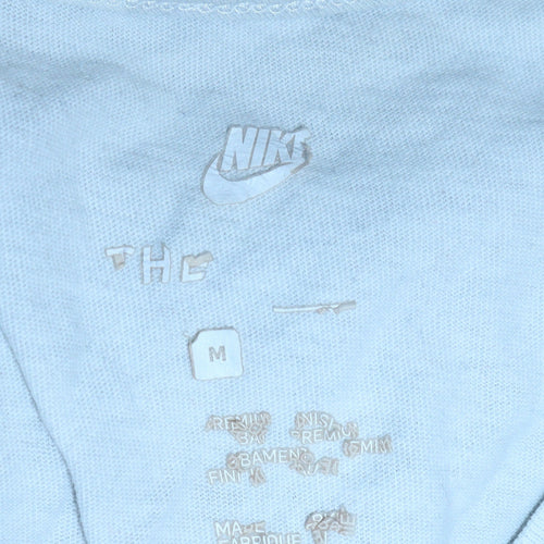 Nike Men's White NIKE F.C. Graphic Print Crew Neck T-Shirt Medium