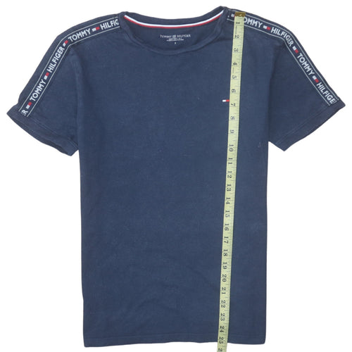 Tommy Hilfiger Men's Navy Blue Short Sleeve Crew Neck T-Shirt Size S