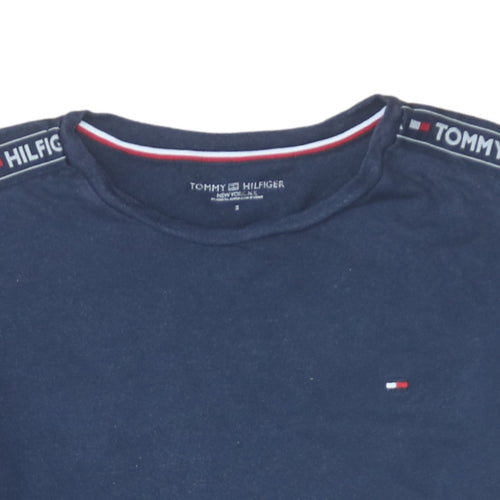 Tommy Hilfiger Men's Navy Blue Short Sleeve Crew Neck T-Shirt Size S