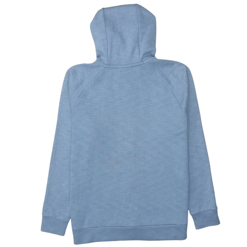 Nike Men's Blue Full Zip Hoodie Size M Lightweight Cotton Blend
