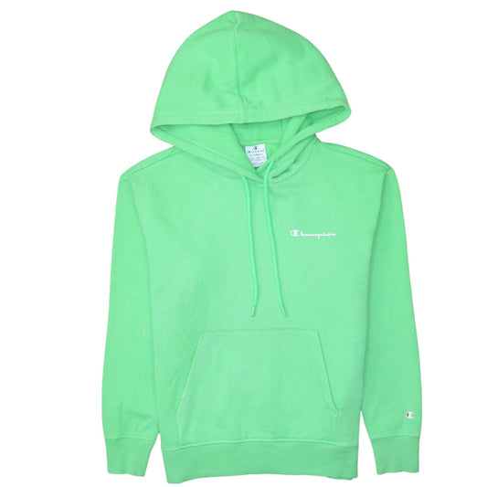 Champion Womens Green XS Pullover Hoodie Cotton Blend Casual