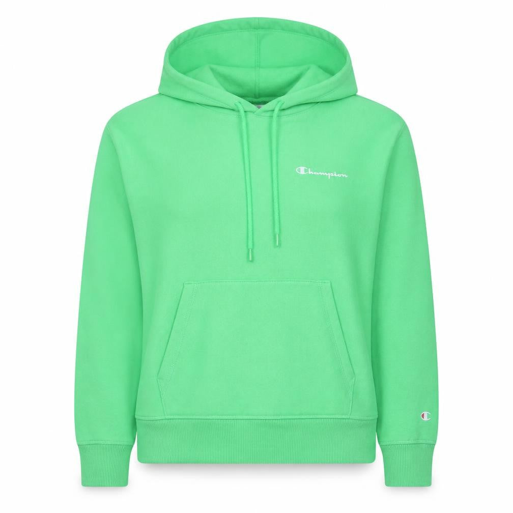 Champion Womens Green XS Pullover Hoodie Cotton Blend Casual