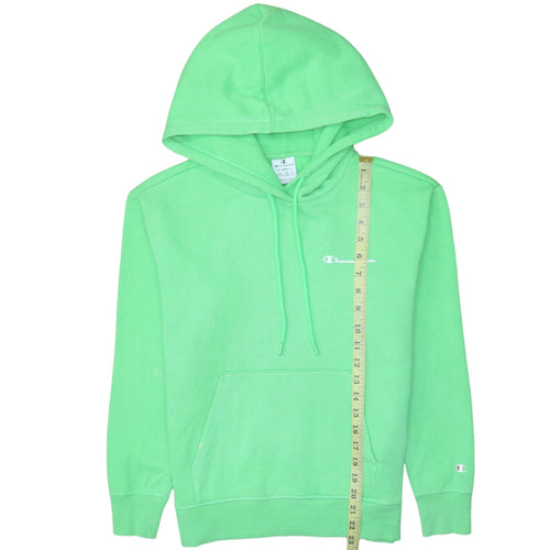 Champion Womens Green XS Pullover Hoodie Cotton Blend Casual