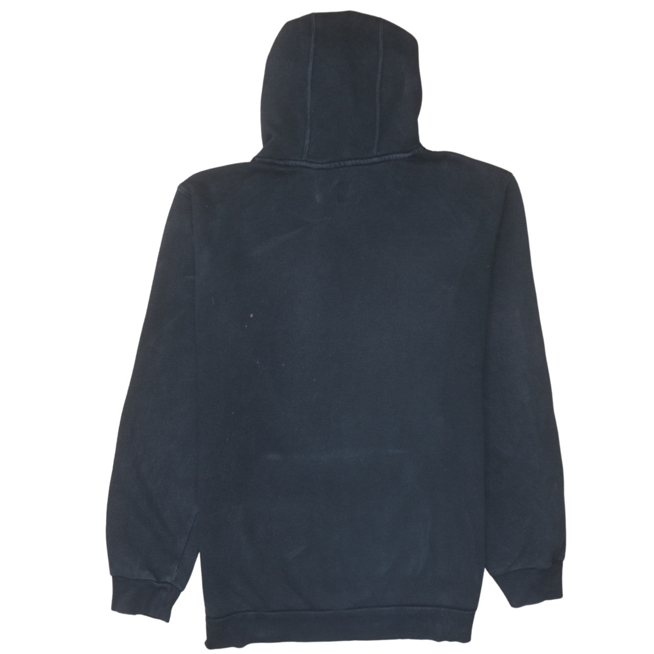 Adidas Mens Black Pullover Hoodie M Fleece Graphic Logo Sweatshirt