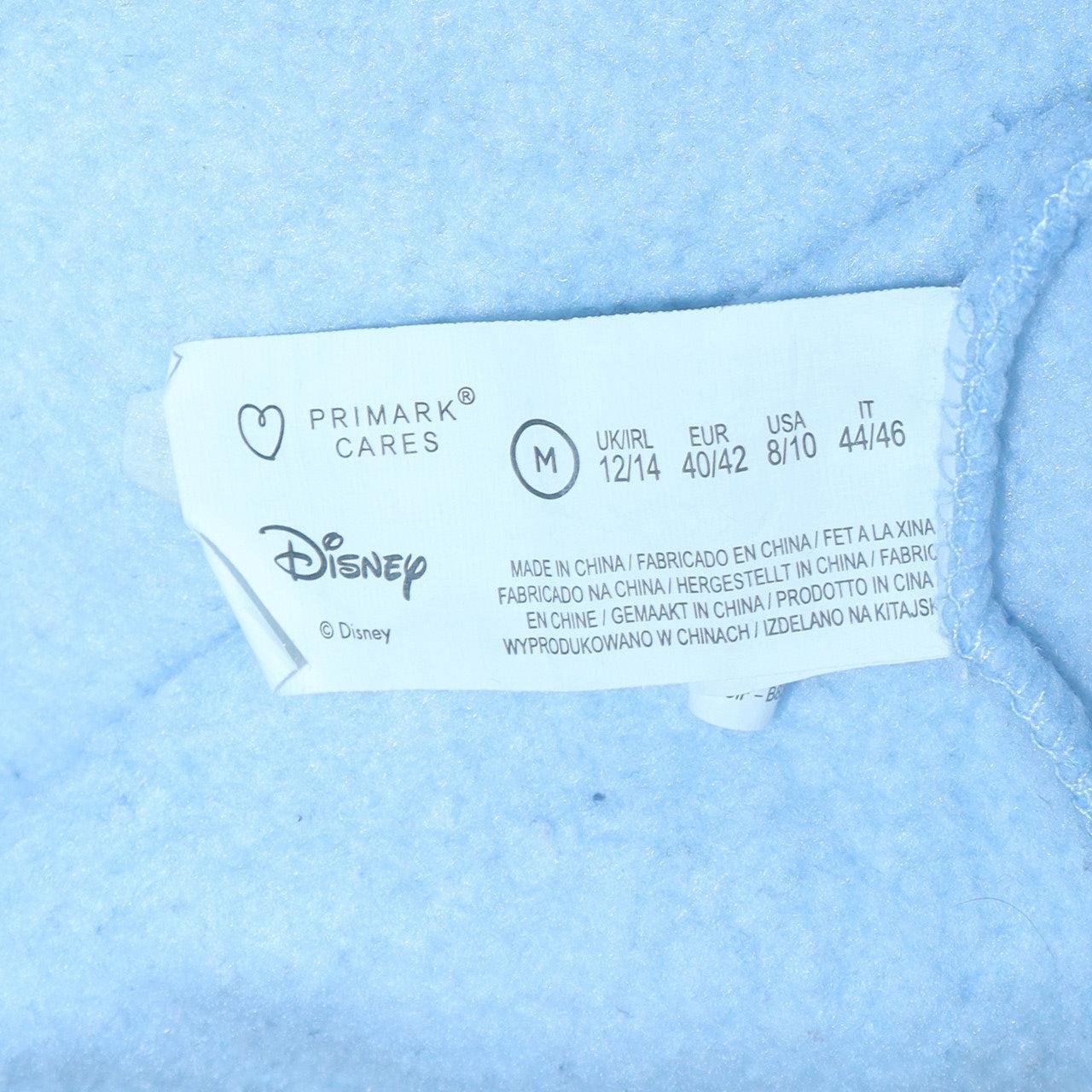 Disney Primark Women Blue Mickey Mouse Pullover Sweatshirt Size M
