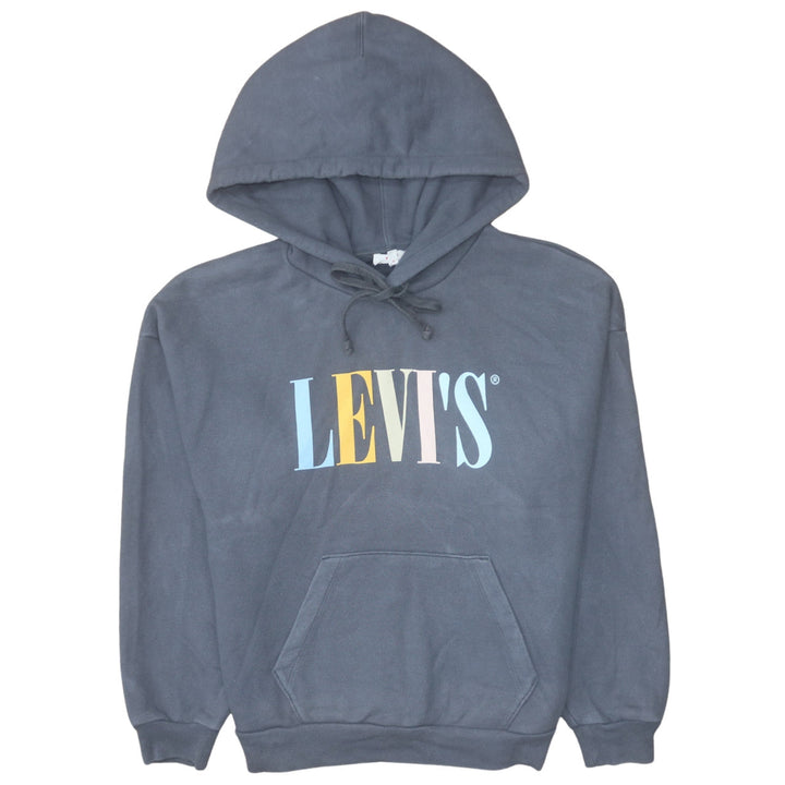 Levi's Women's Black Pullover Hoodie Small Graphic Print Logo