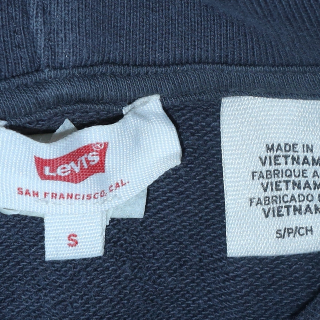 Levi's Women's Black Pullover Hoodie Small Graphic Print Logo