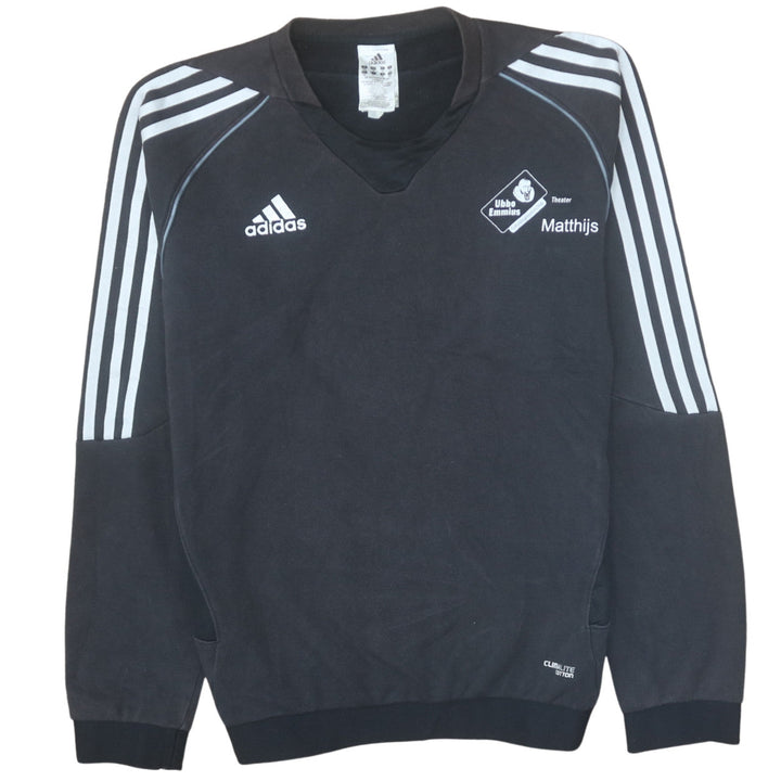 Adidas Men's Black Pullover Sweatshirt M Climalite Football Training Top