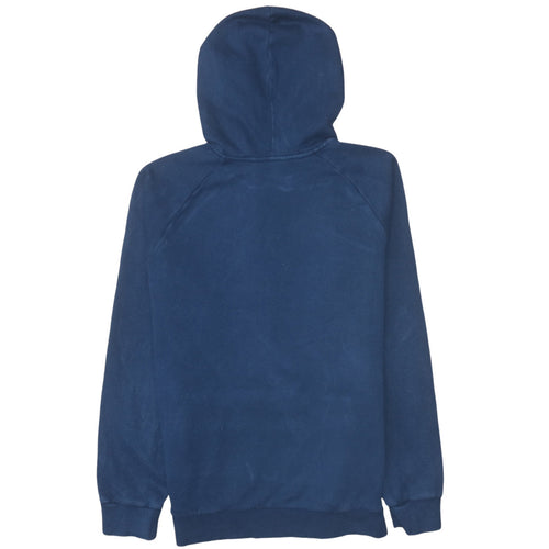 Under Armour Boys Navy Blue Pullover Hoodie YXL 158-170 ColdGear Fleece