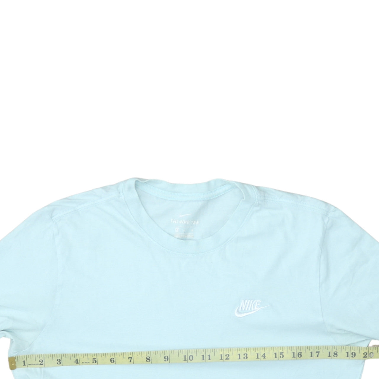 Nike Women Blue Basic Short Sleeve T-Shirt Size M