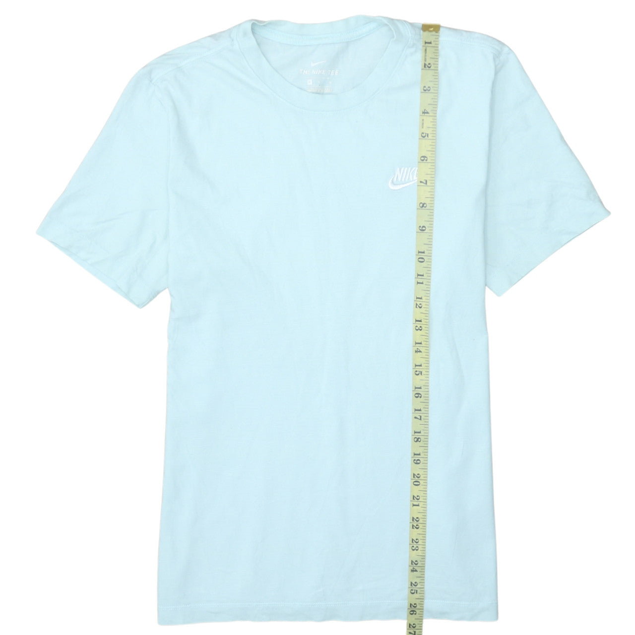 Nike Women Blue Basic Short Sleeve T-Shirt Size M