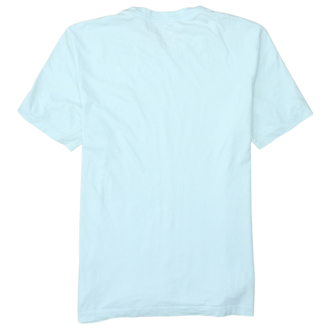 Nike Women Blue Basic Short Sleeve T-Shirt Size M