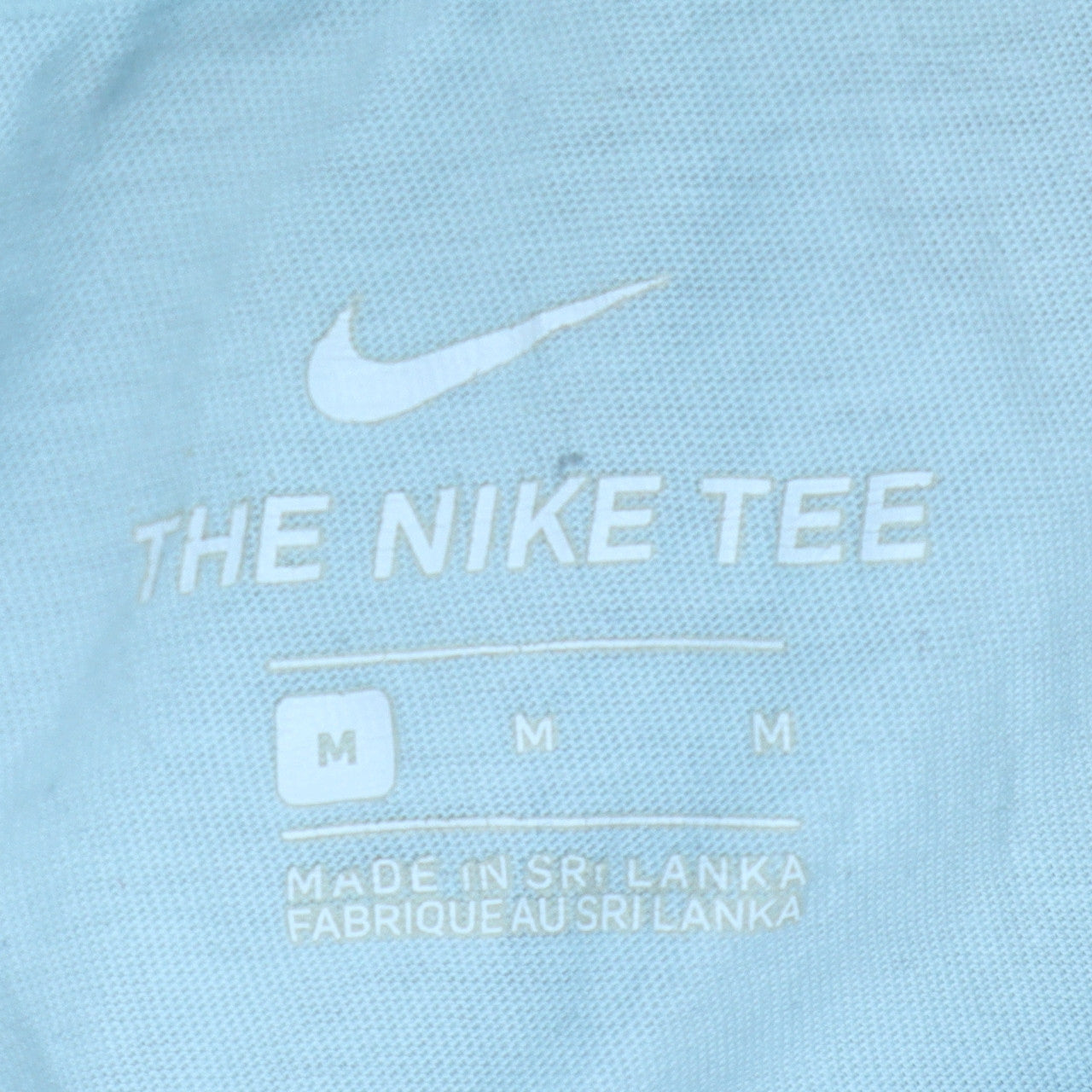 Nike Women Blue Basic Short Sleeve T-Shirt Size M