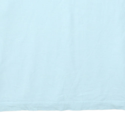 Nike Women Blue Basic Short Sleeve T-Shirt Size M
