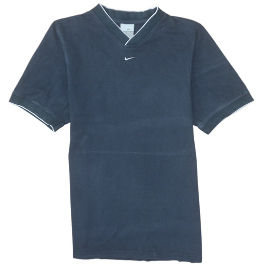 Nike Men's Black V-Neck Short Sleeve Classic T-Shirt Size S