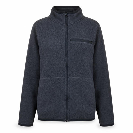 Front view of Nike Women’s Black Full Zip Fleece Sweatshirt, size M