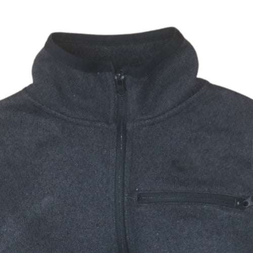 Nike Women’s Black Full Zip Fleece Sweatshirt Size M