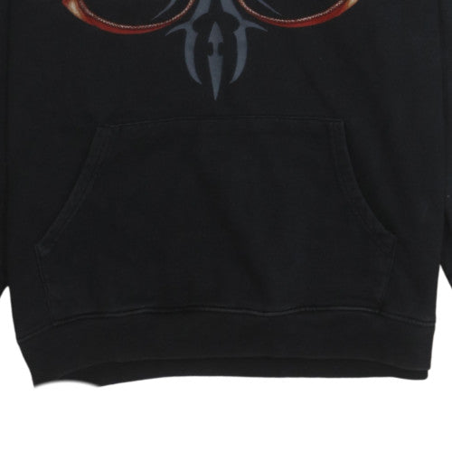 Rock@Tees Men's Black Dragon Gothic Pullover Hoodie M