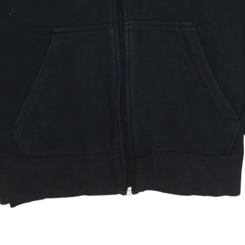 Nike Teens Black Full Zip Hoodie XL Fleece Sweatshirt