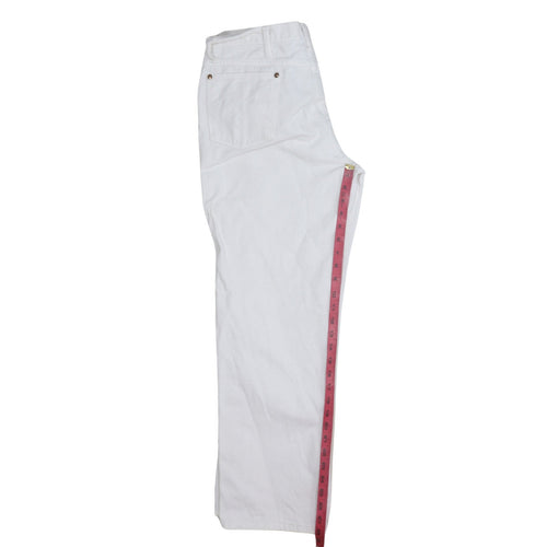 Wrangler Men's White Straight Leg Denim Jeans Size Regular