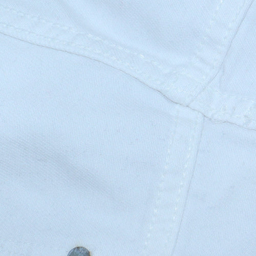 Wrangler Men's White Straight Leg Denim Jeans Size Regular