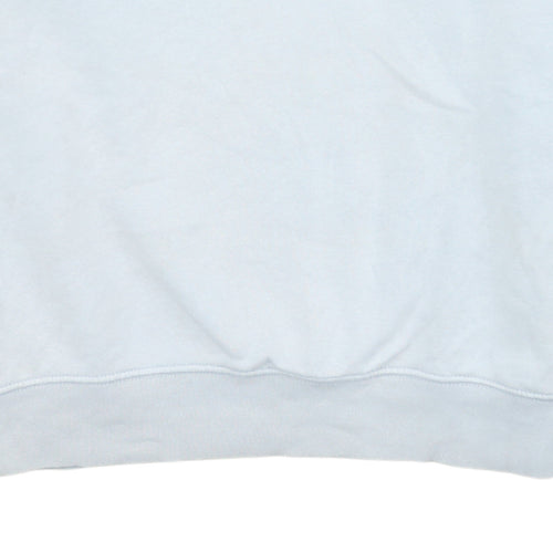 Nike Men’s White Logo Crew Neck Sweatshirt M Regular Fit