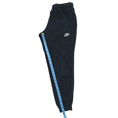 Nike Men Black Sweatpants Small Fleece Joggers Elastic Waist