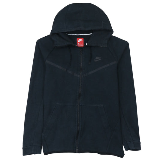 Nike Men's Black Full Zip Hoodie Size M Regular Fit Fleece