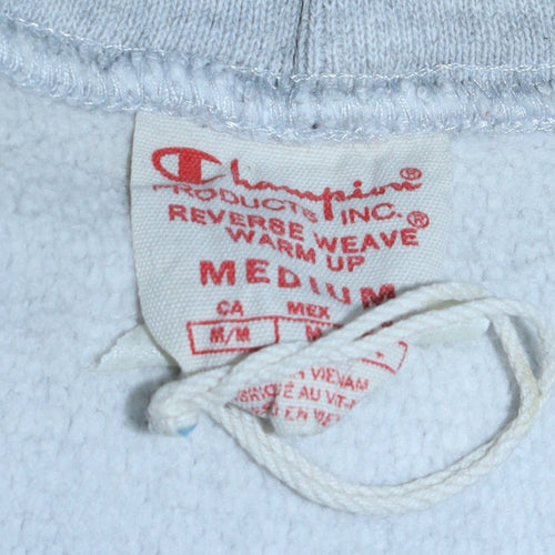Champion Womens Grey Medium Reverse Weave Pullover Hoodie