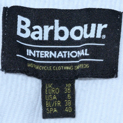 Barbour International Women's White Size 10 Pullover Sweatshirt