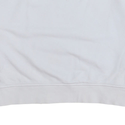 Barbour International Women's White Size 10 Pullover Sweatshirt