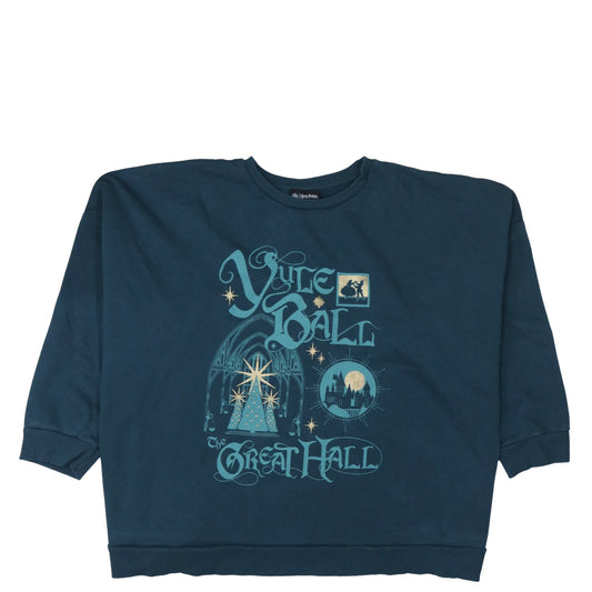 George Harry Potter Yule Ball Navy Blue 2XL Women's Pullover Sweatshirt