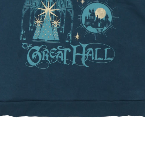 George Harry Potter Yule Ball Navy Blue 2XL Women's Pullover Sweatshirt