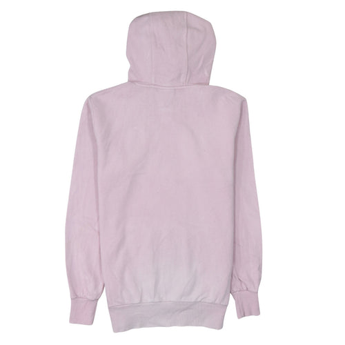 Ellesse Womens Pink Pullover Hoodie Small Cotton Blend Logo Sweatshirt