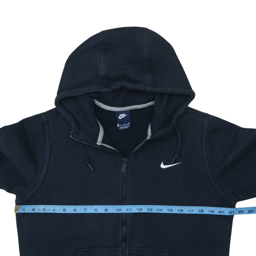 Nike Men's Black Full Zip Hoodie Medium Fleece Sportswear