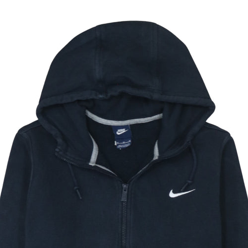 Nike Men's Black Full Zip Hoodie Medium Fleece Sportswear