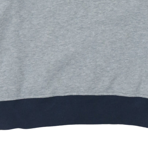 Original Penguin Men's Grey Navy Crew Neck Sweatshirt Size S