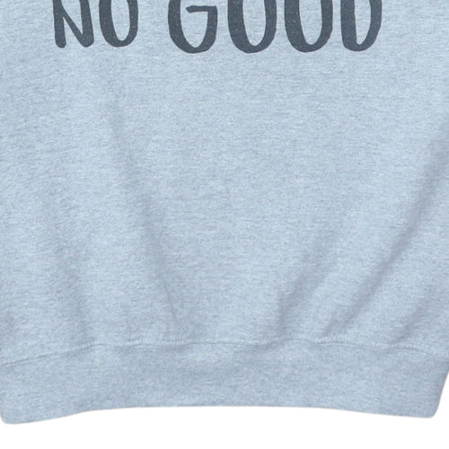 Harry Potter Women Grey Crew Neck Pullover Sweatshirt Size M
