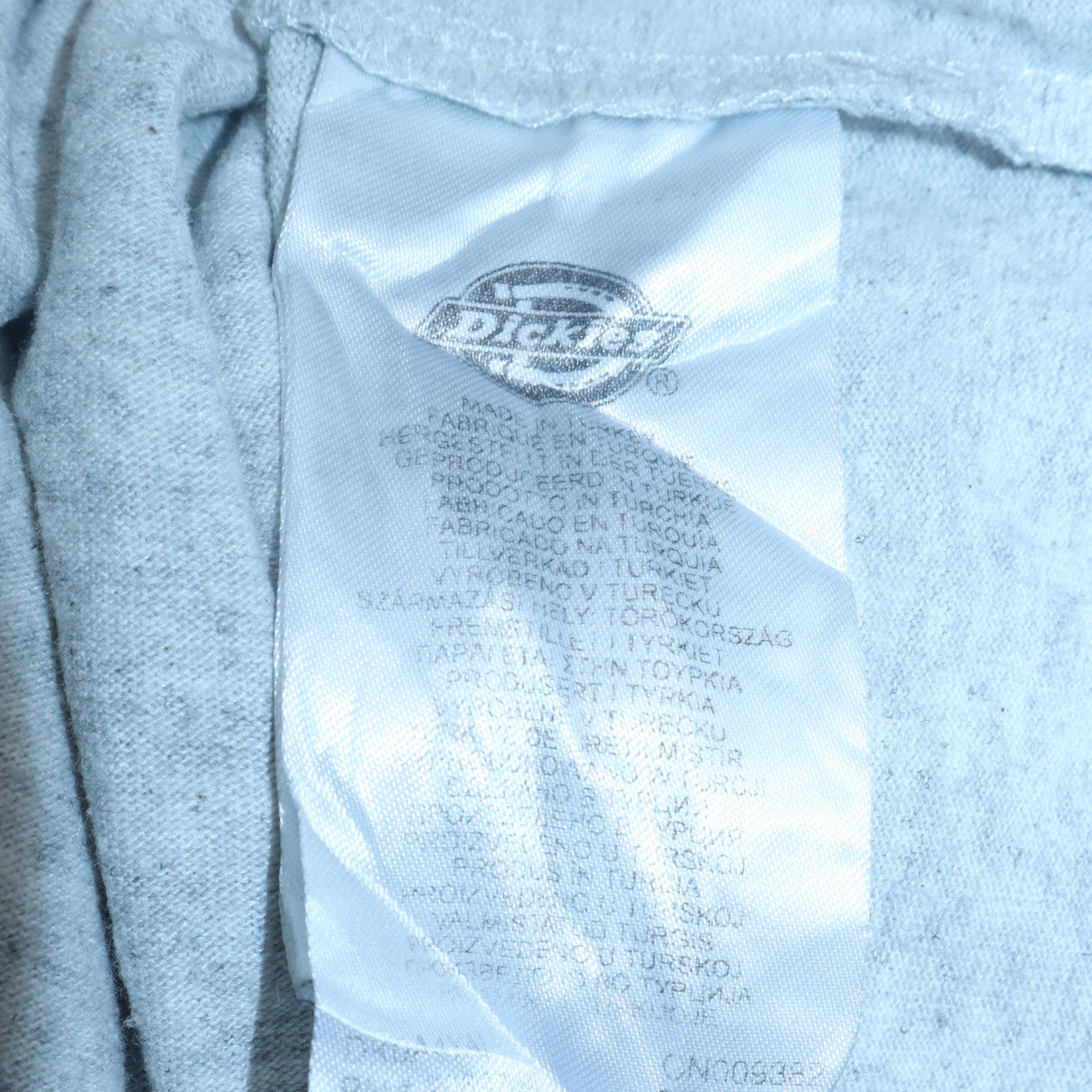 Dickies Men Grey Medium Regular Fit Crew Neck Cotton T-Shirt