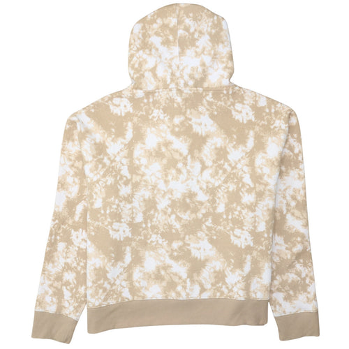Champion Women's Beige Tie-Dye Pullover Hoodie XL Cotton Blend